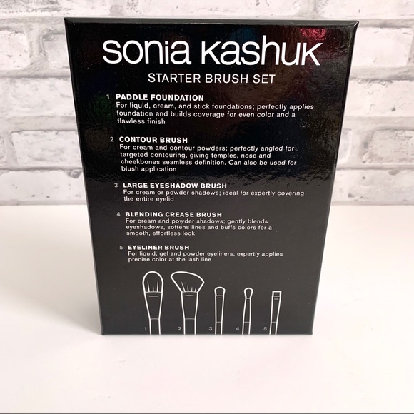 Sonia Kashuk Essential Collection Women's Makeup Brush 5Pc Set - Picture 6 of 10